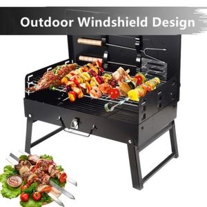Folding Box Charcoal Grill